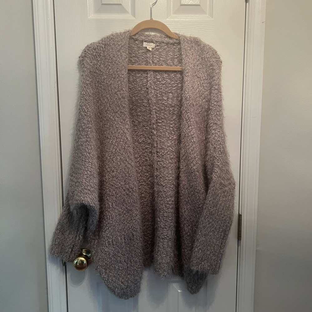 Extra Soft Beige Cardigan Sweater